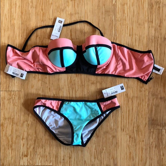 Yandy Color Block Bikini Bottom - Picture 3 of 5